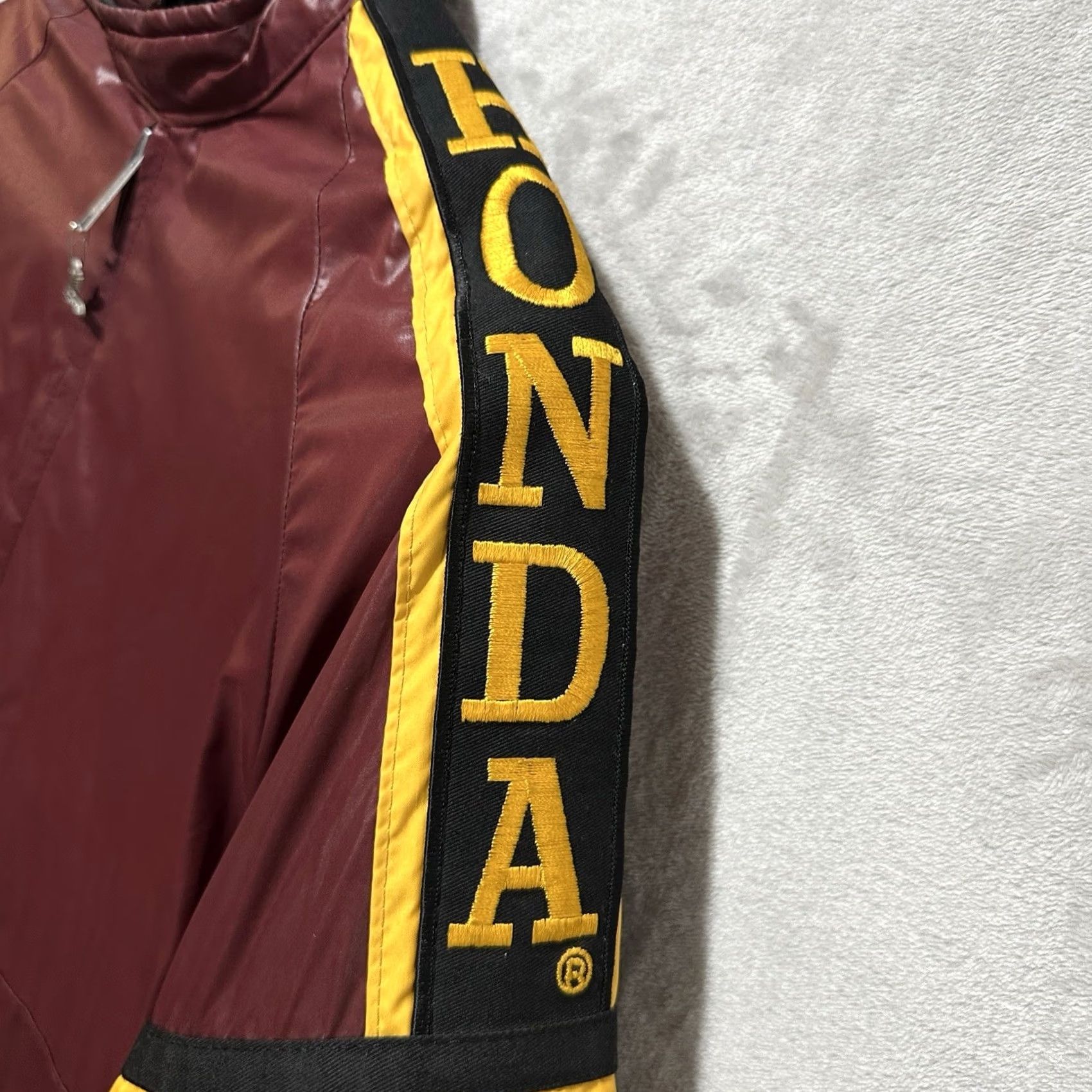 Honda VINTAGE Honda Racing Pit Crew Team M Issued Quilted Lined Nylon Jacket Size US M / EU 48-50 / 2 - 5 Thumbnail