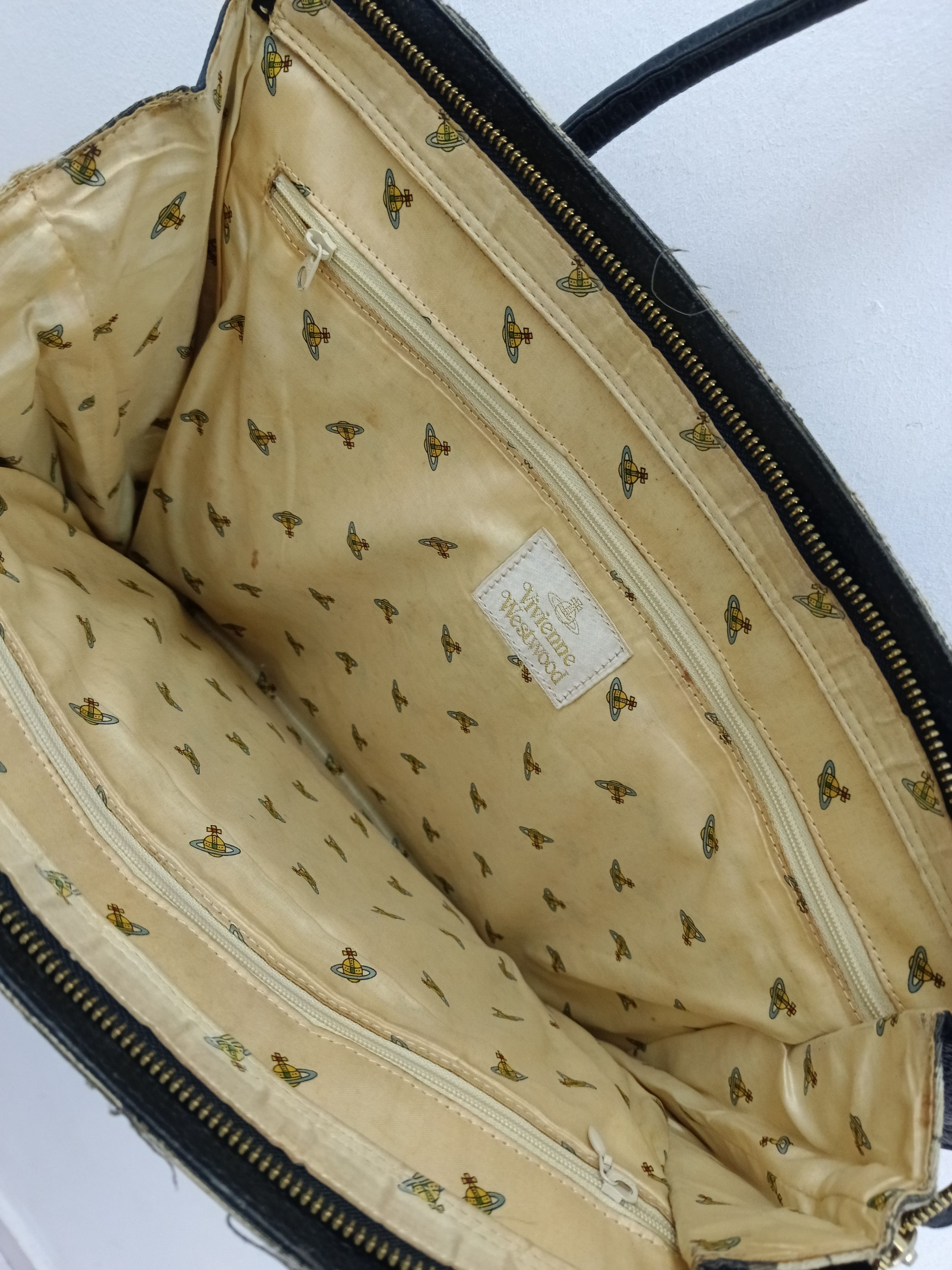Vivienne Westwood Vivienne Westwood Vintage Leopard Print Orb Tote / Briefcase Size ONE SIZE - 15 Thumbnail
