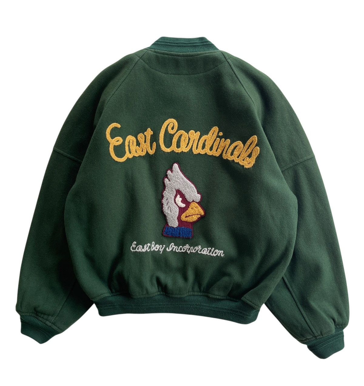 Japanese Brand Vintage East Cardinals Wool Bomber Jacket Size US M / EU 48-50 / 2 - 3 Thumbnail
