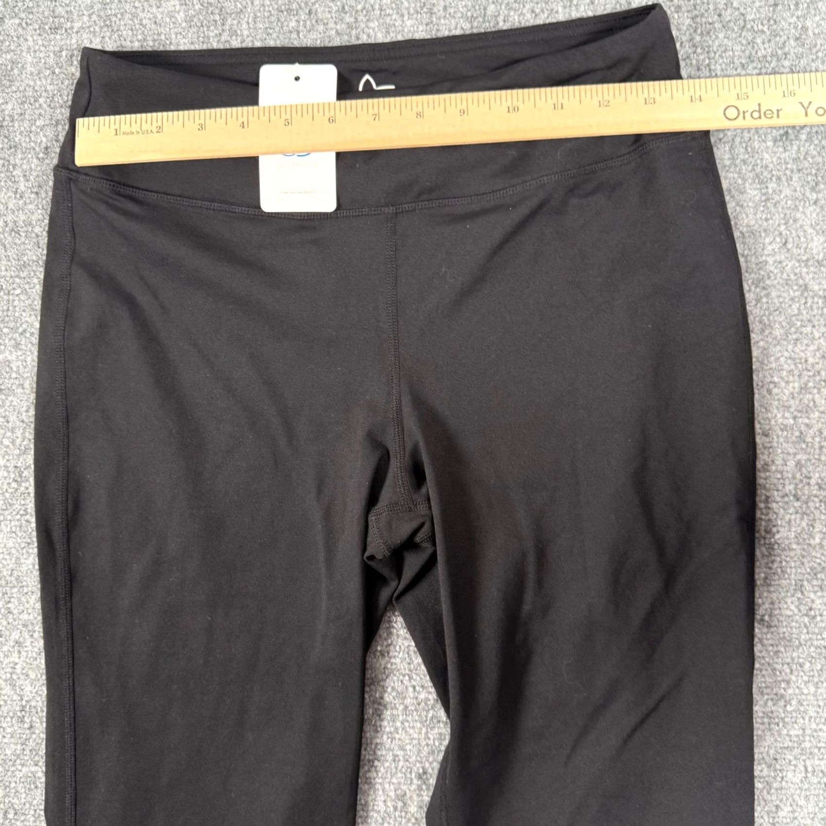 Vintage Yogipace Yoga Bootcut Pants High Waist Tummy Control Black M NWT Womens Yoga, Bootcut, Activewear, Yoga Pants, M, Black Size 32" / US 10 / IT 46 - 7 Thumbnail