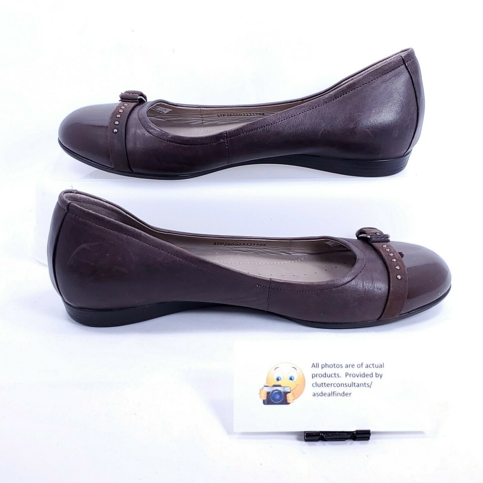 Ecco Ecco Toe Casual Ballet Flat Womens Size 6.5 Brown Size US 6.5 / IT 36.5 - 4 Thumbnail