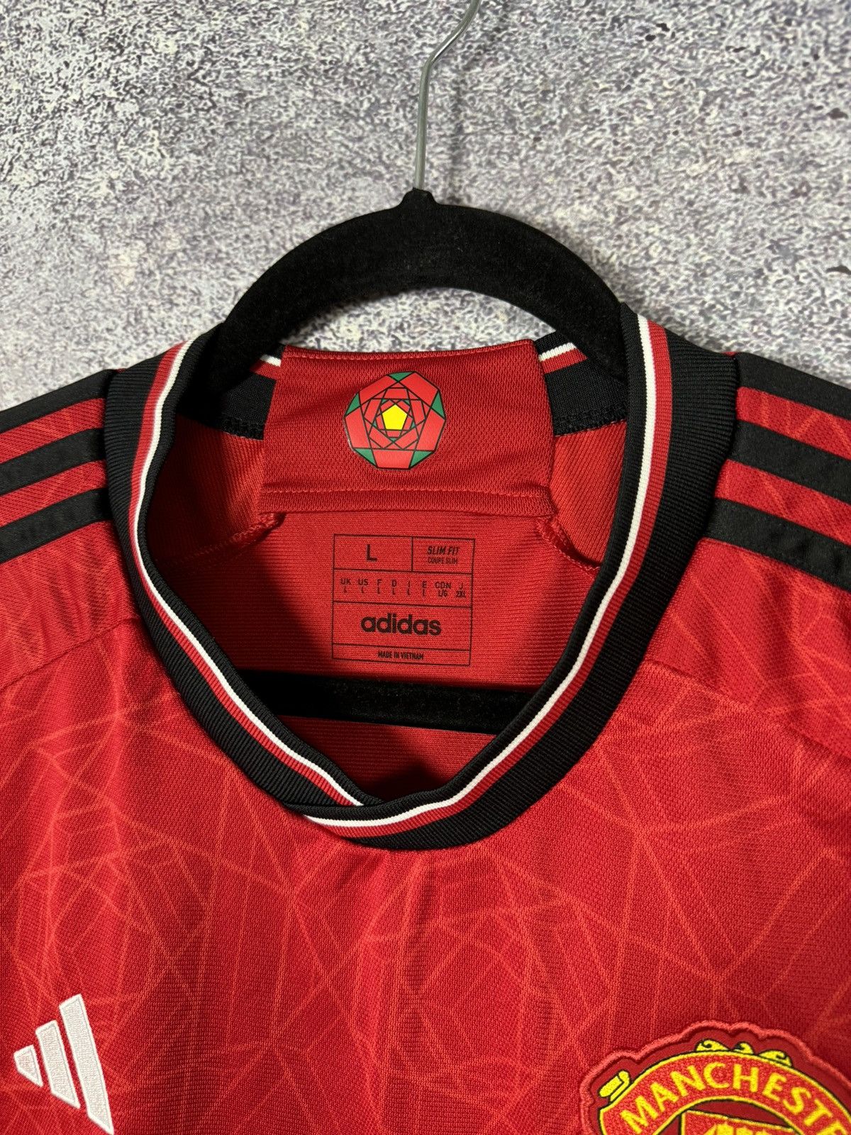 Adidas × Vintage Vintage Manchester United 2023/24 Adidas Soccer Jersey Large Size US L / EU 52-54 / 3 - 9 Thumbnail