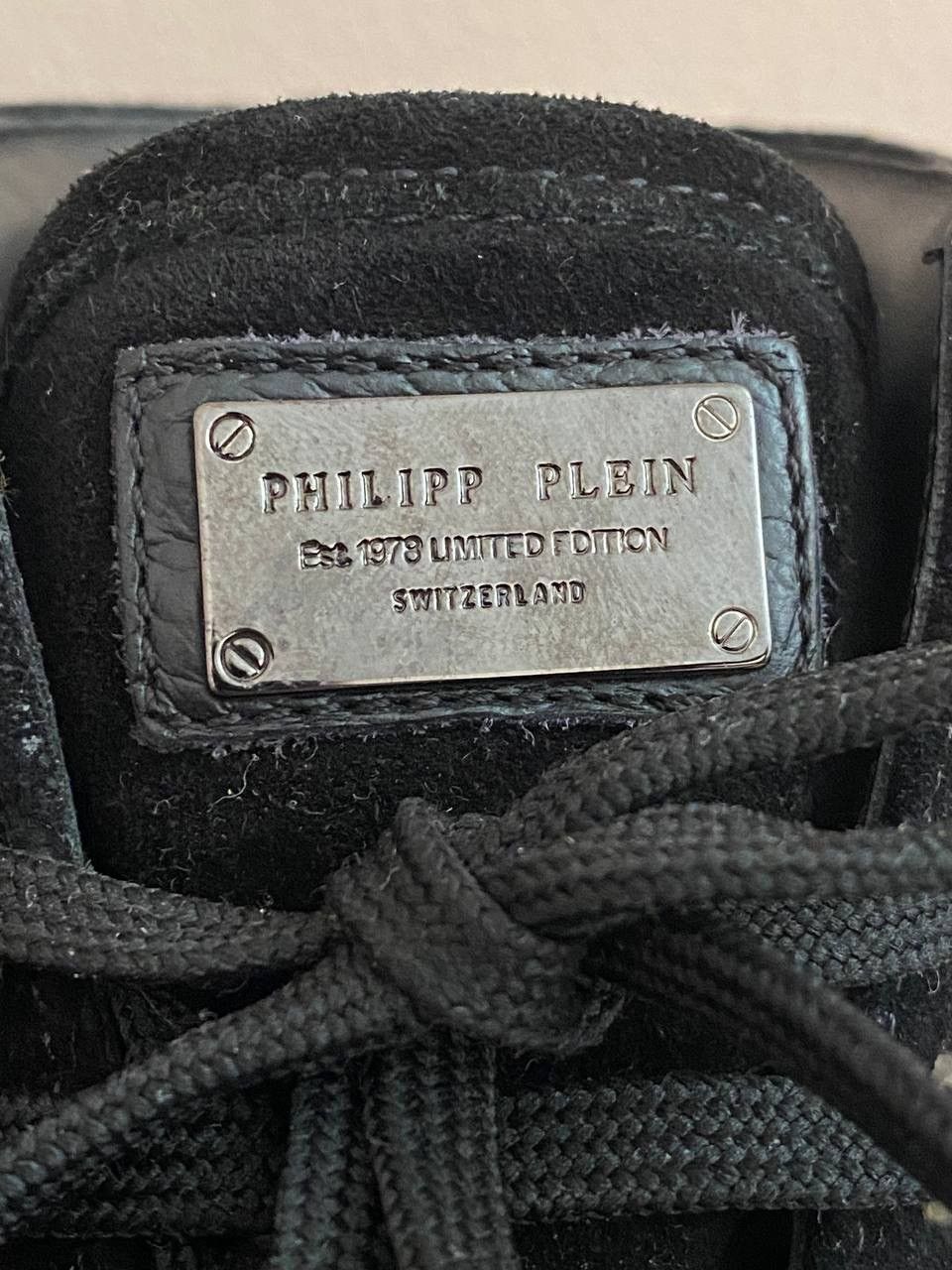 Designer × Philipp Plein RARE ‼️ Philipp Plein FW14 SW150464 Sneakers Studded Sneaker Size US 5.5 / EU 38 - 3 Thumbnail