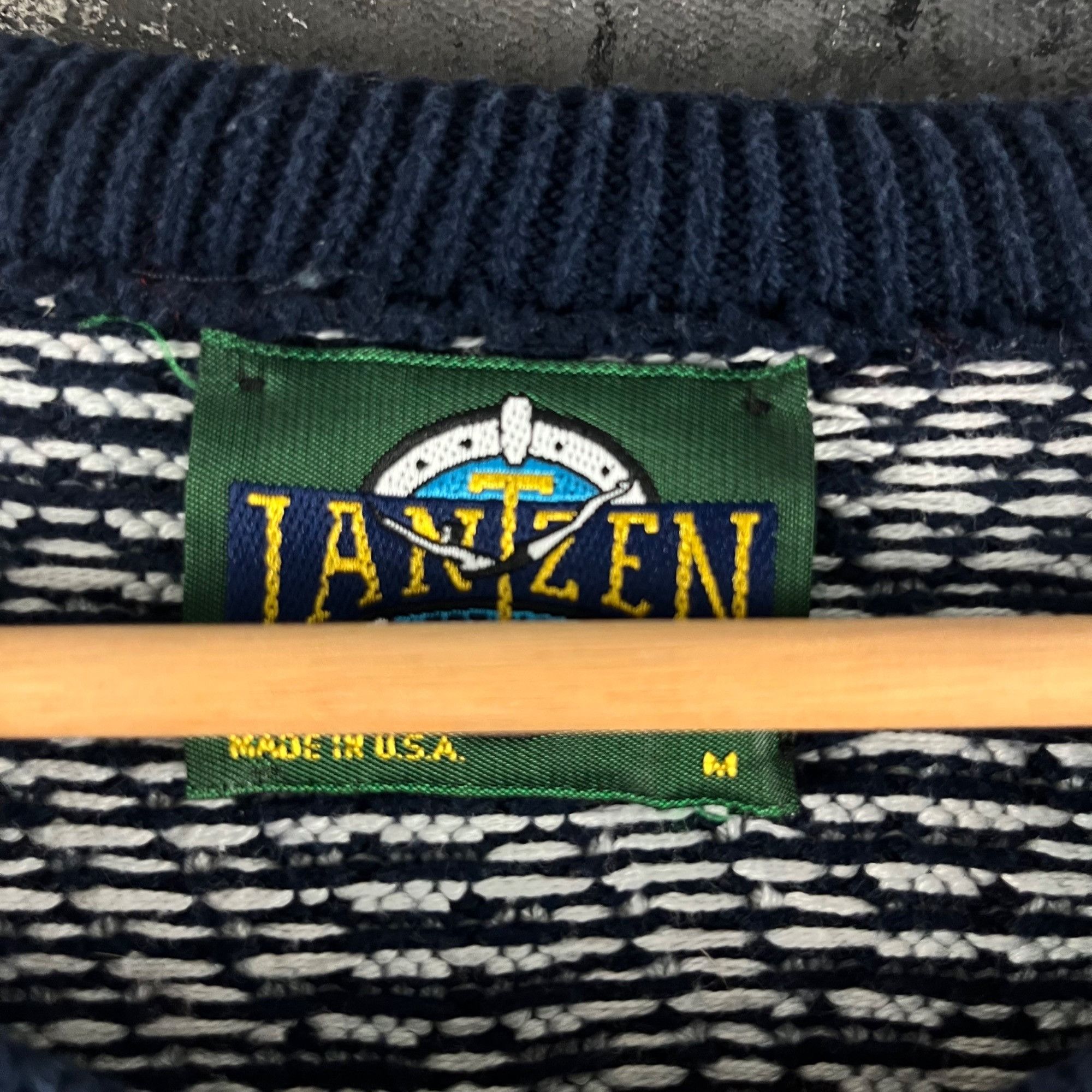 Jantzen × Vintage Vintage 90’s Jantzen psychedelic sweater Size US M / EU 48-50 / 2 - 3 Thumbnail