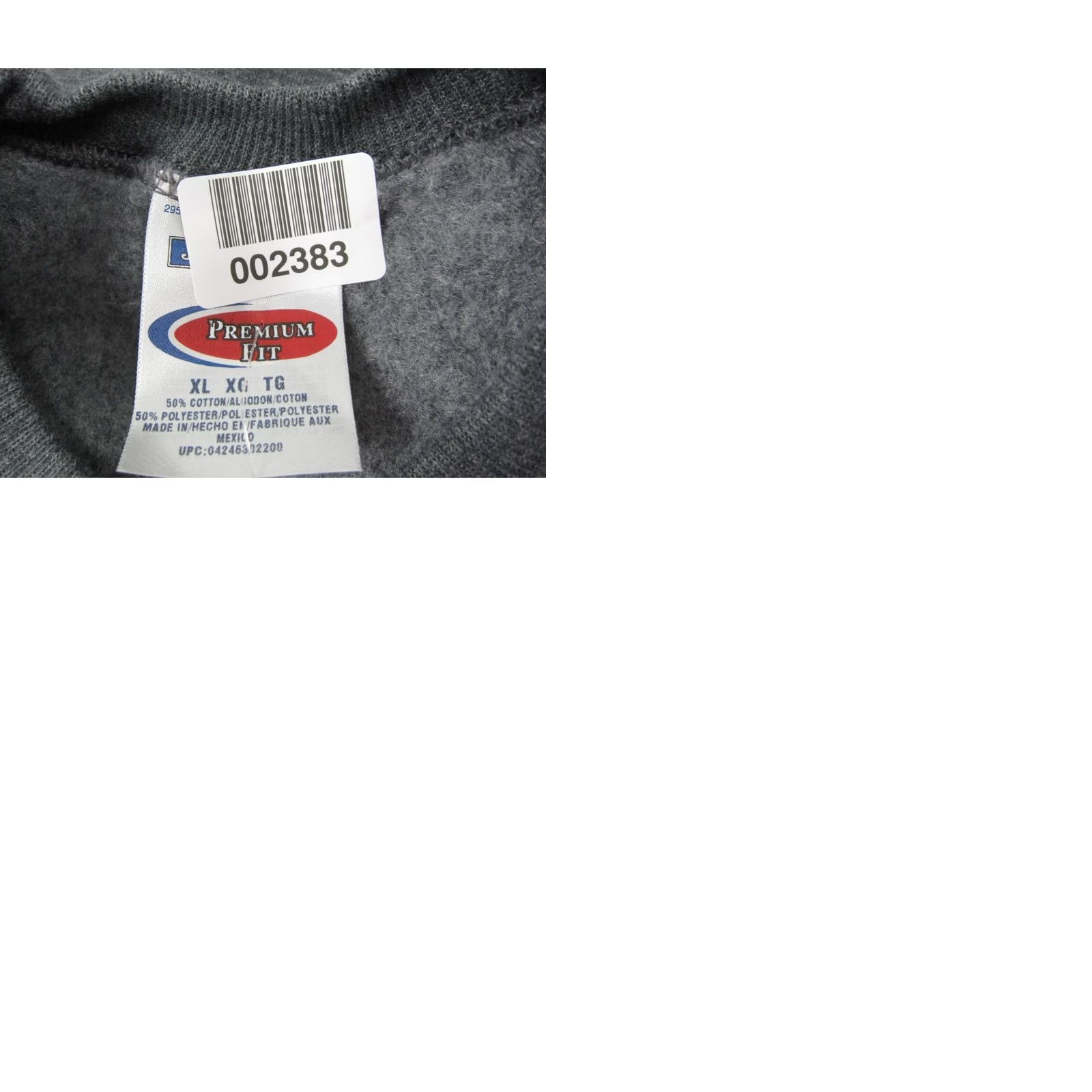 Jerzees VINTAGE Jerzees Sweatshirt Mens XL Gray Crewneck Premium Fit Sweatshirt Size US XL / EU 56 / 4 - 9 Thumbnail