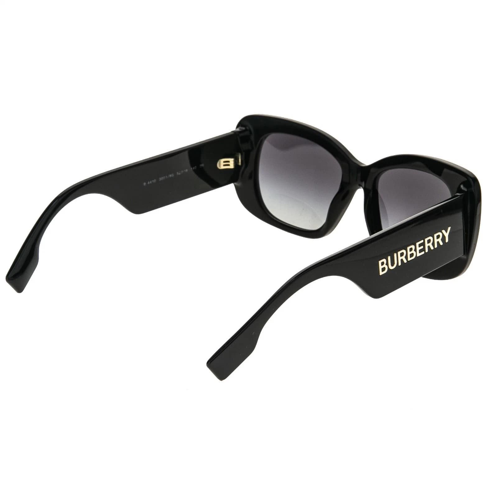 Burberry BURBERRY 4410 BE4410 Black Classic Oval Fashion Sunglasses Size ONE SIZE - 6 Thumbnail