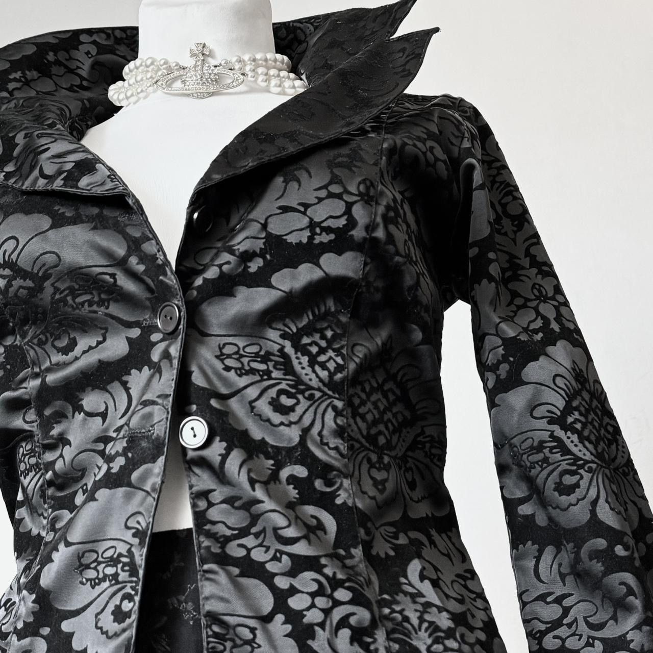 Vintage Gorgeous gothic avant - garde Victorian set suit Size S / US 4 / IT 40 - 6 Thumbnail