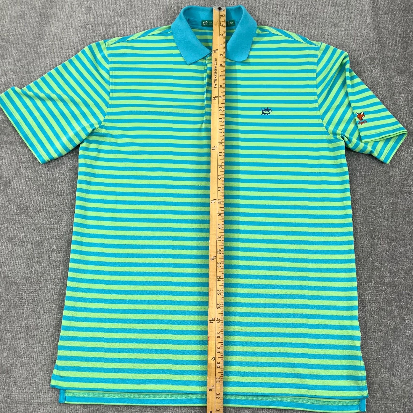 Southern Tide SOUTHERN TIDE Polo Shirt Mens Medium Green Spring Valley Hunt Club Golf S/S Multicolor Size US M / EU 48-50 / 2 - 5 Thumbnail