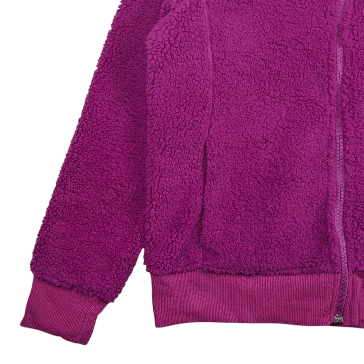 Japanese Brand UNIQLO Pink Fluffy Fleece Jacket With Hoodie Size M / US 6-8 / IT 42-44 - 10 Thumbnail