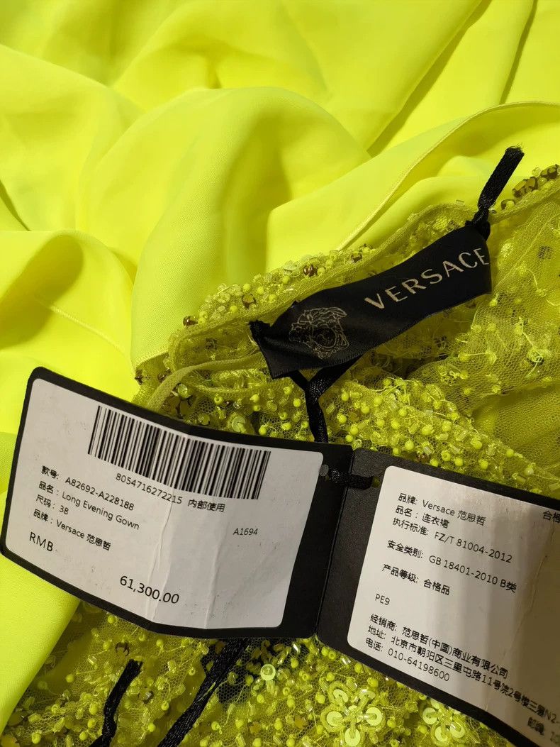 Versace Versace Hand-studded Swarovski rhinestone dress Size S / US 4 / IT 40 - 7 Thumbnail