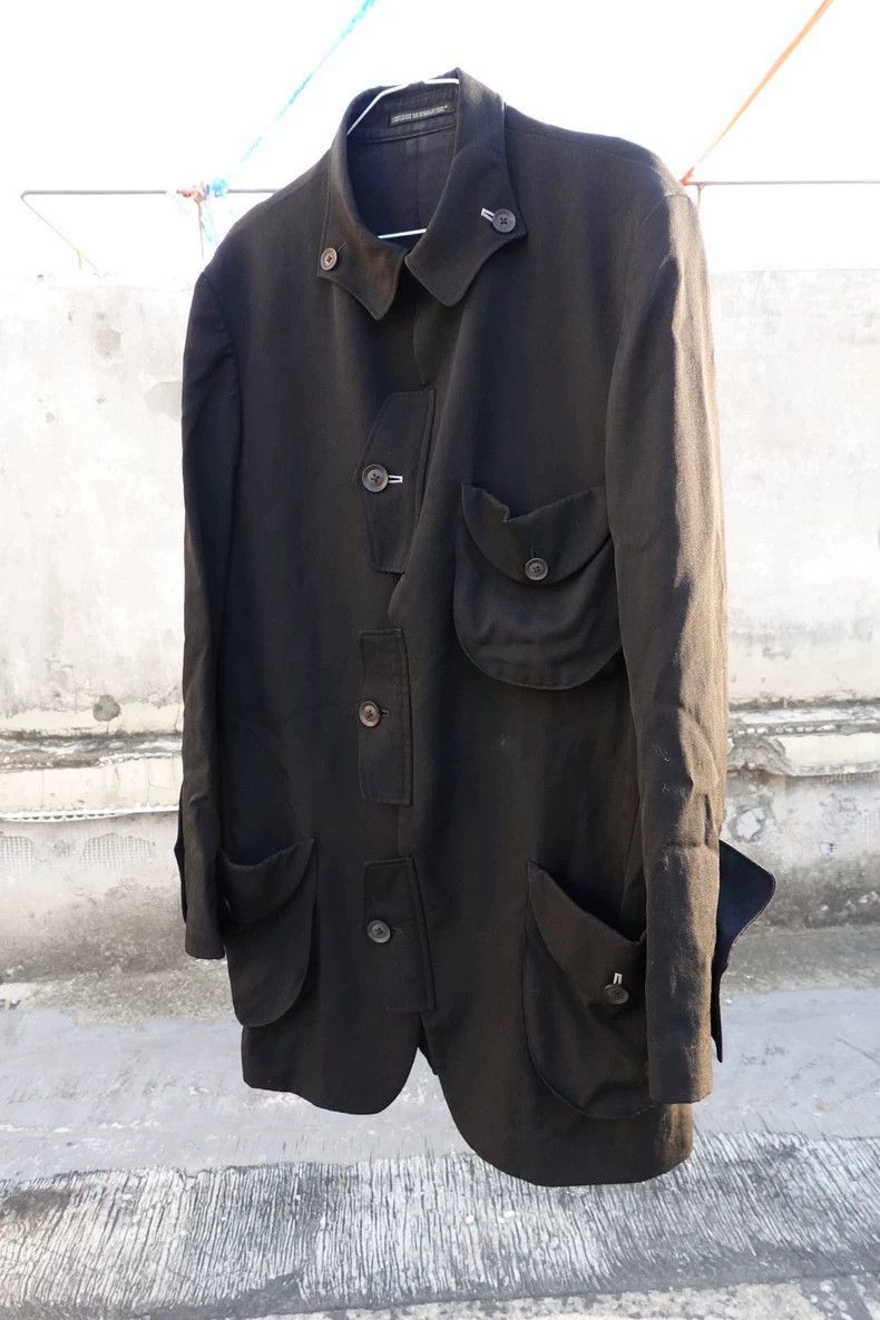 Yohji Yamamoto Yohji Yamamoto Yohji Yamamoto Pocket Detail Blazer Jacket Size US M / EU 48-50 / 2 - 1 Thumbnail
