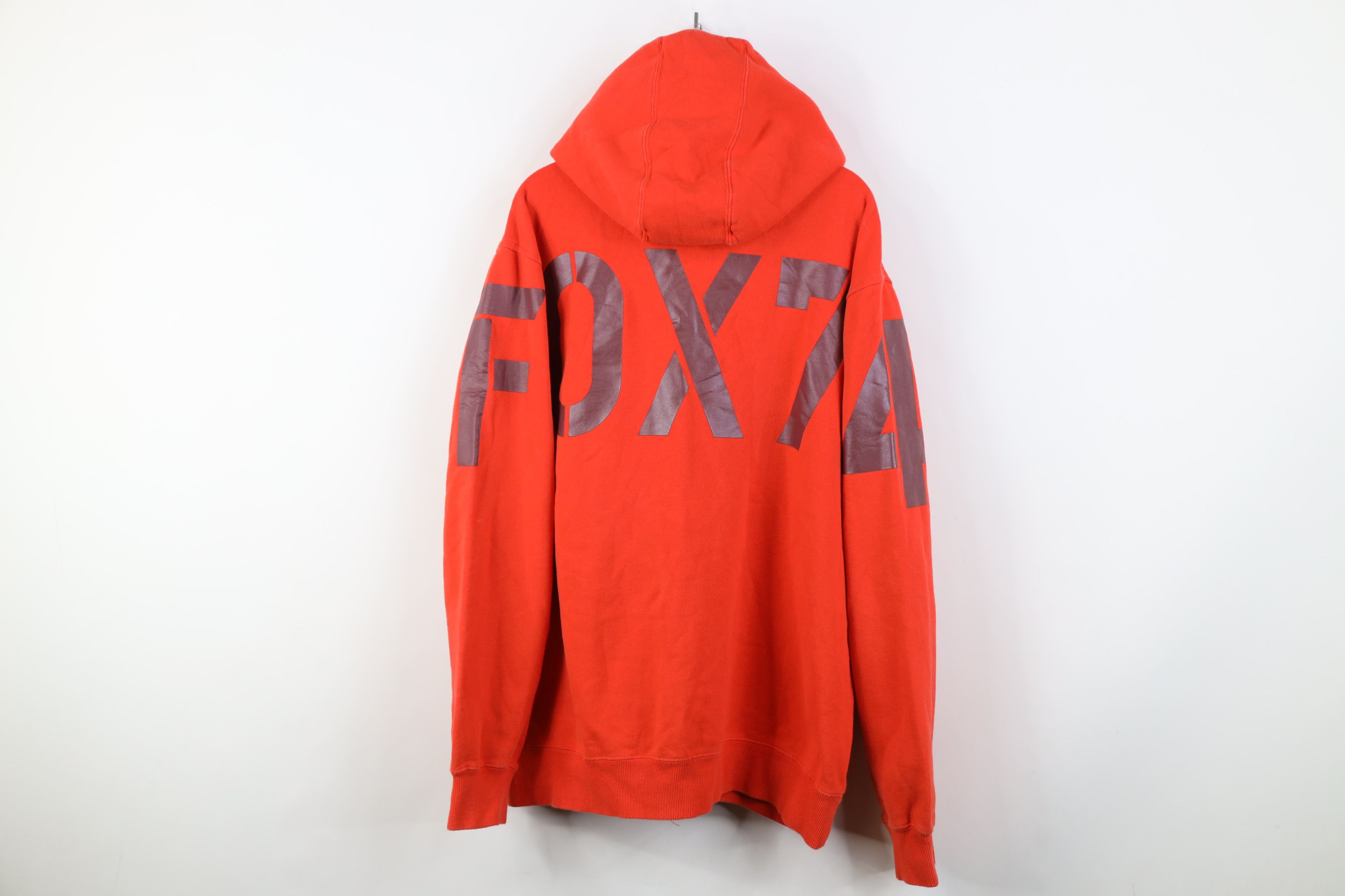 Fox Racing Vintage Y2K Fox Racing Spell Big Logo Heavyweight Zip Hoodie Size US XL / EU 56 / 4 - 15 Thumbnail