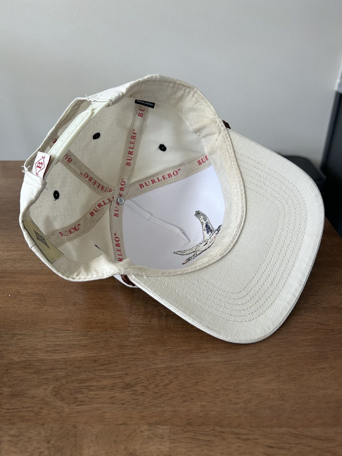 Other Burlebo Outdoors Geese White Cord Snapback Hat Size ONE SIZE - 2 Thumbnail