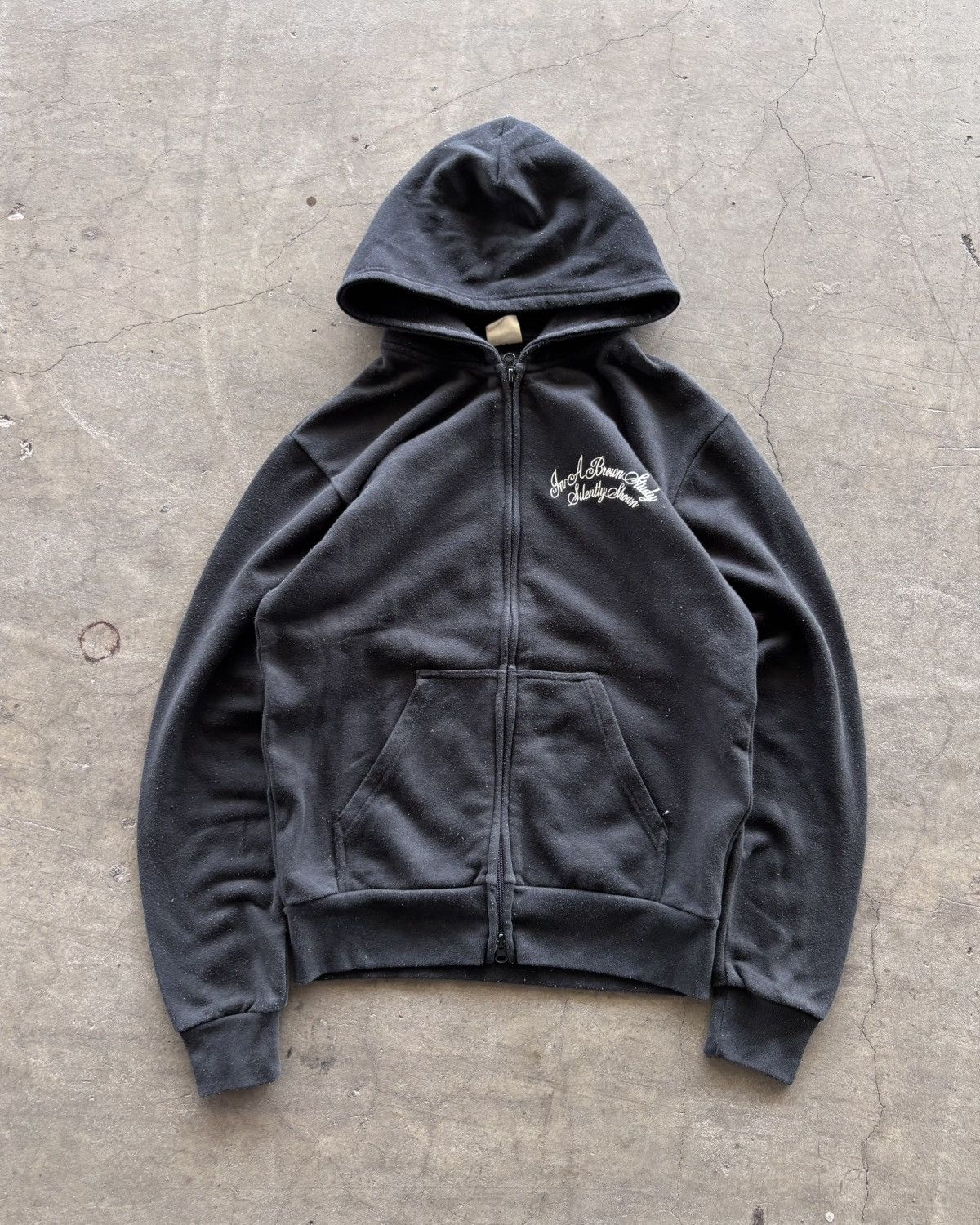 Vintage Contribe Maria Double Zip Up Black Hoodie Size US M / EU 48-50 / 2 - 1 Thumbnail