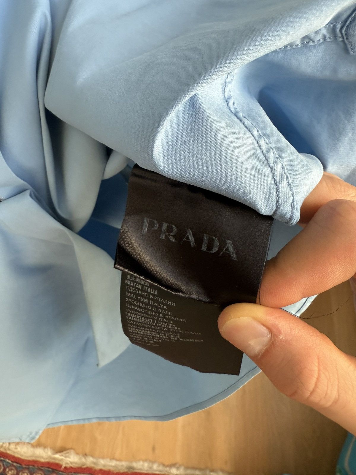 Prada Prada light blue suit shirt Size US M / EU 48-50 / 2 - 4 Thumbnail