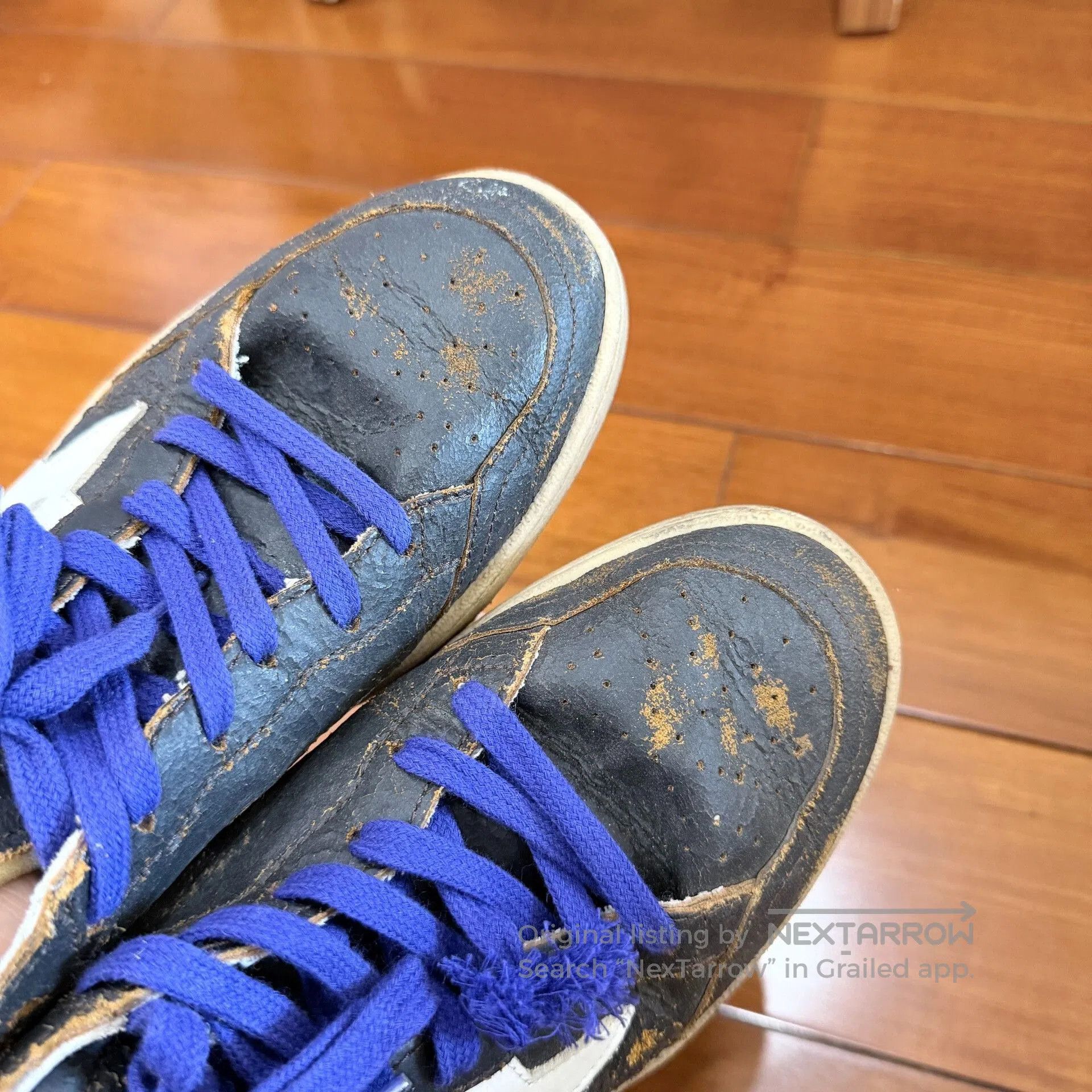 Golden Goose Golden Goose Ball Star Distressed Sneakers. Size US 7 / EU 40 - 6 Thumbnail