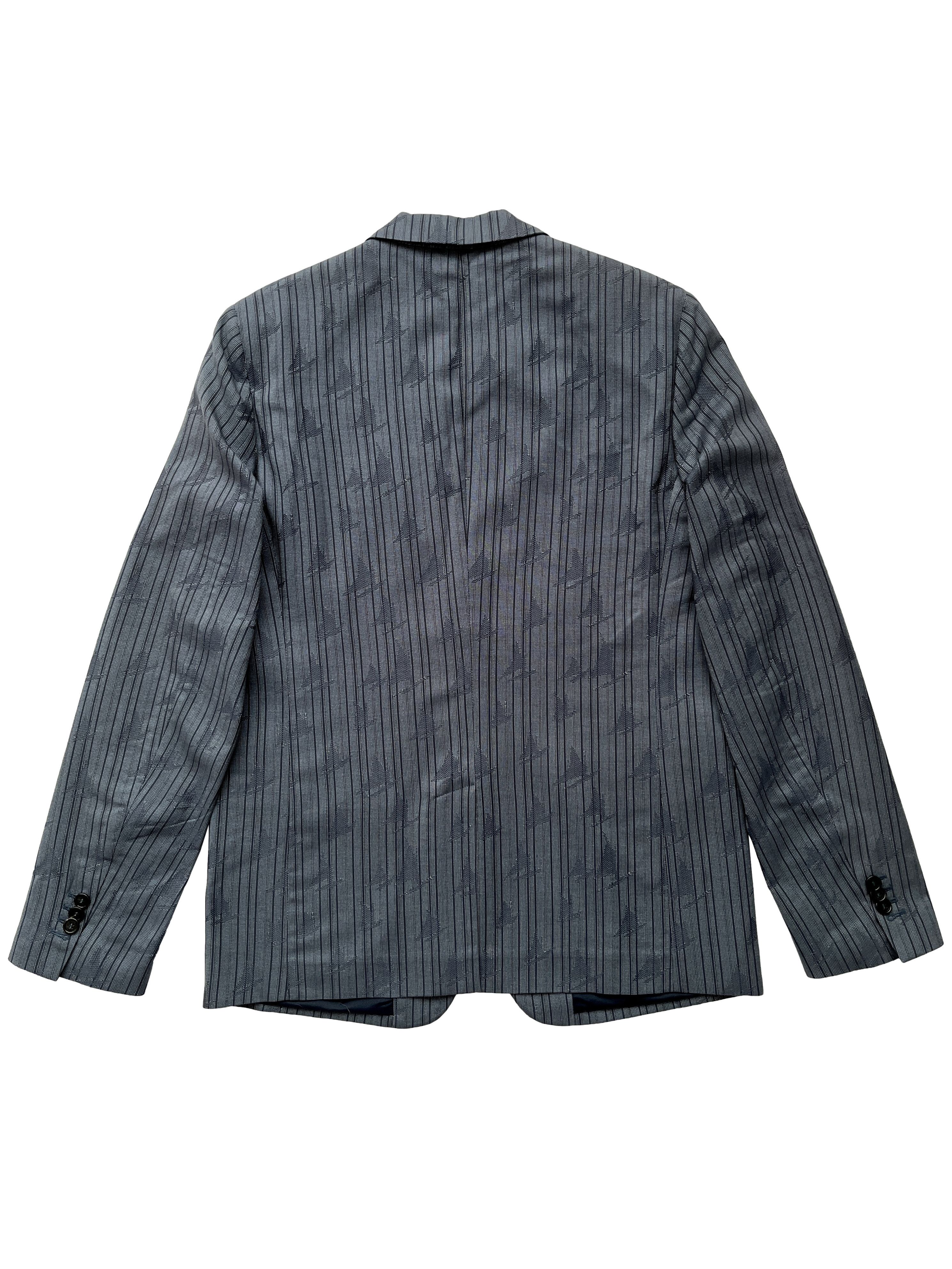 Marni ⚡️QUICK SALE⚡️Marni Blue Grey Jacquard Boat Blazer Jacket Size US M / EU 48-50 / 2 - 2 Thumbnail