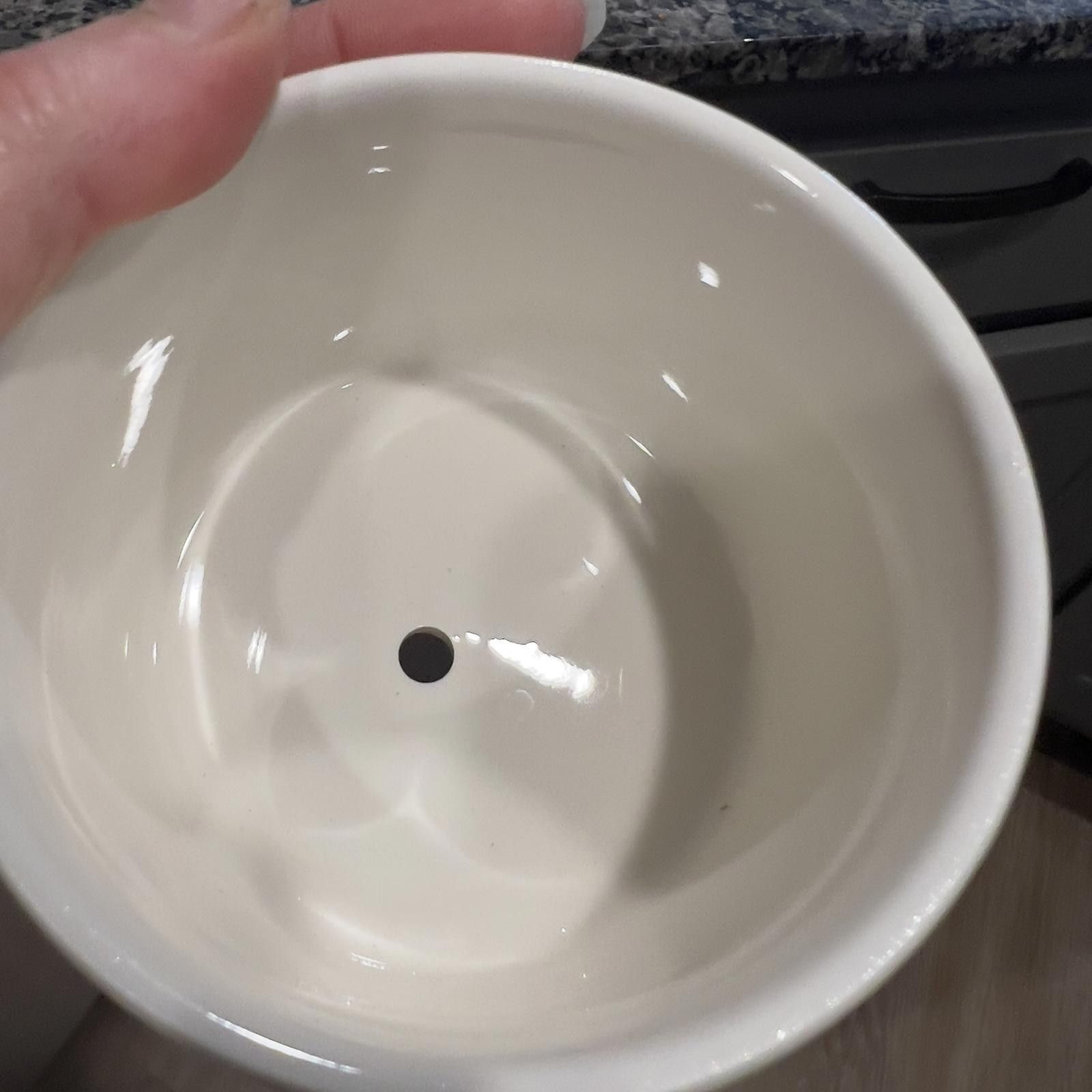 Other Ceramic Flower Pot with Drainage Hole and Humorous Dog Print Size ONE SIZE - 2 Thumbnail