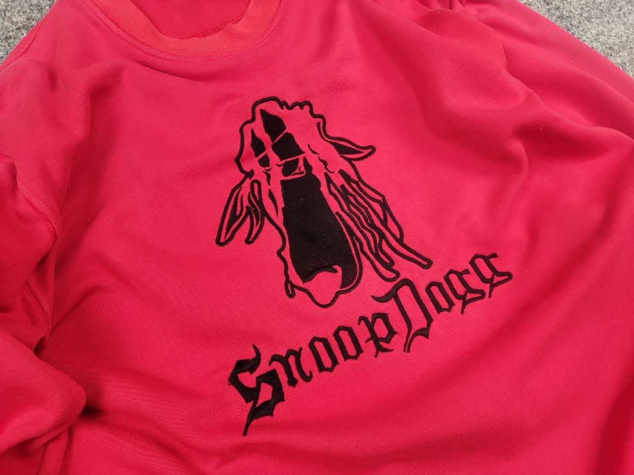 Snoop Dogg Vintage Snoop Dogg Rap Baggy Red Embroidered Logo Sweatshirt Size US M / EU 48-50 / 2 - 8 Thumbnail