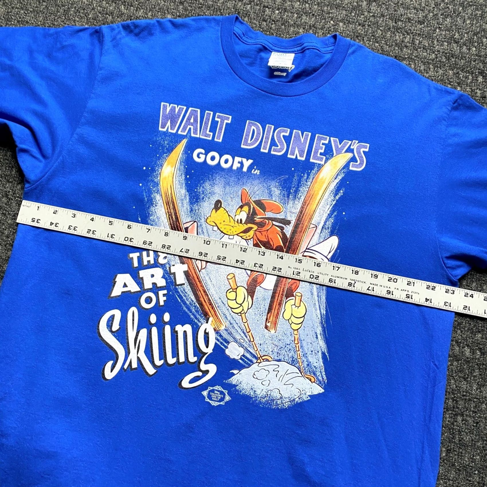 Disney VINTAGEDisney Goofy The Art of Skiing T Shirt XL Blue Treasures From The Vault Size US XL / EU 56 / 4 - 6 Thumbnail