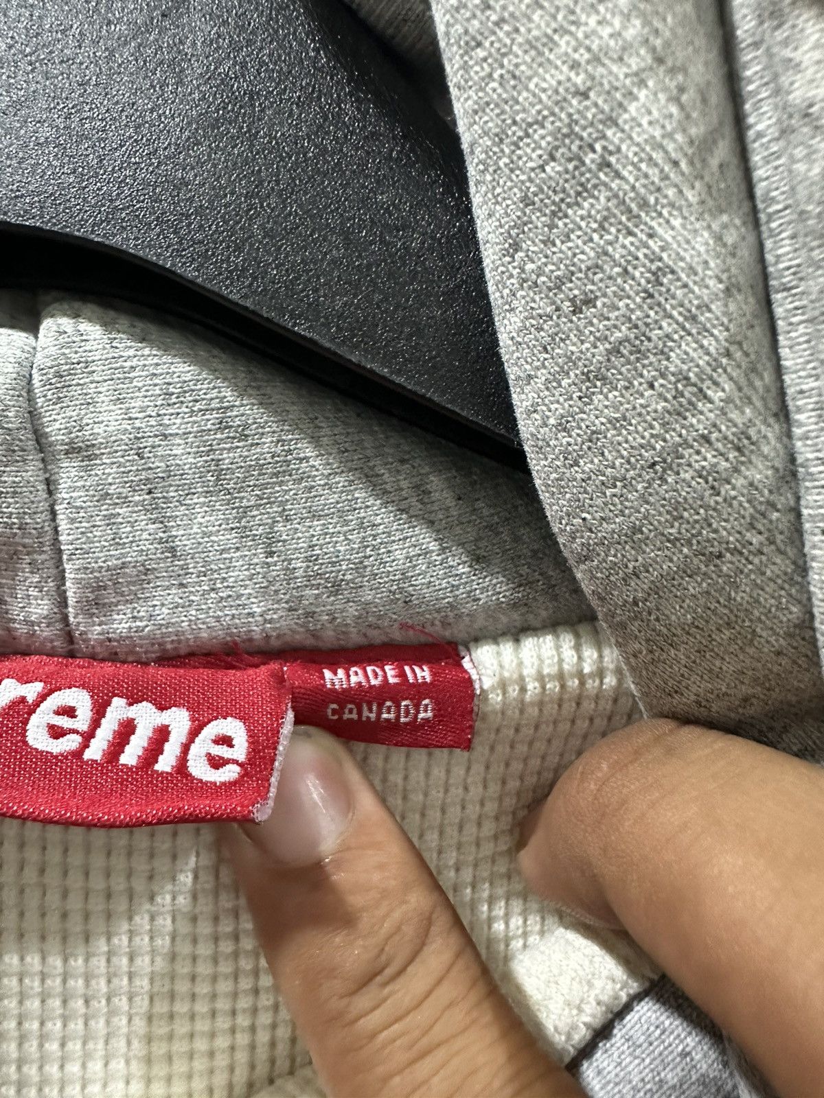Supreme Distress Supreme Thermal Arc Logo Zipper Hoodies Size US L / EU 52-54 / 3 - 13 Thumbnail