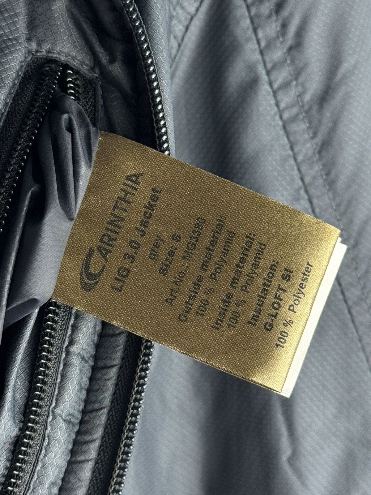 Other Carinthia LIG 3.0 G-Loft Tactical Jacket Gray Size US S / EU 44-46 / 1 - 13 Thumbnail