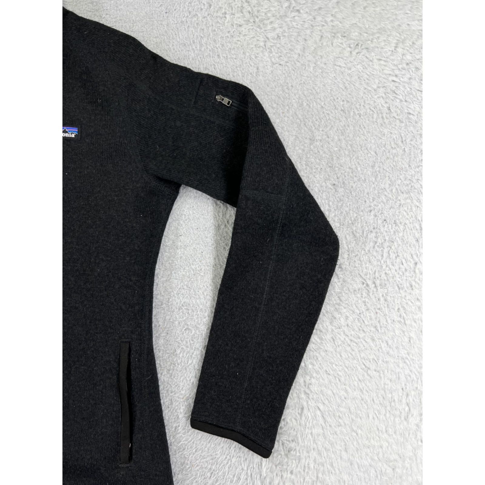 Patagonia Patagonia Womens Jacket Gray Zip Mock Neck Fleece Cozy All Seasons Logo Embroidered Size M / US 6-8 / IT 42-44 - 6 Thumbnail