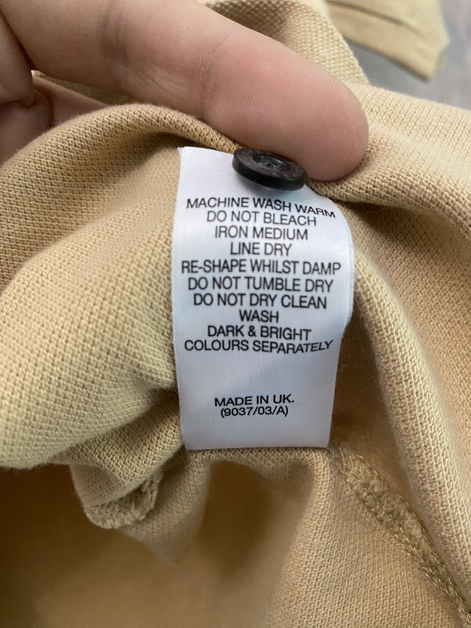 Burberry × Designer Burberry Polo Nova Check Luxury Size US L / EU 52-54 / 3 - 5 Thumbnail