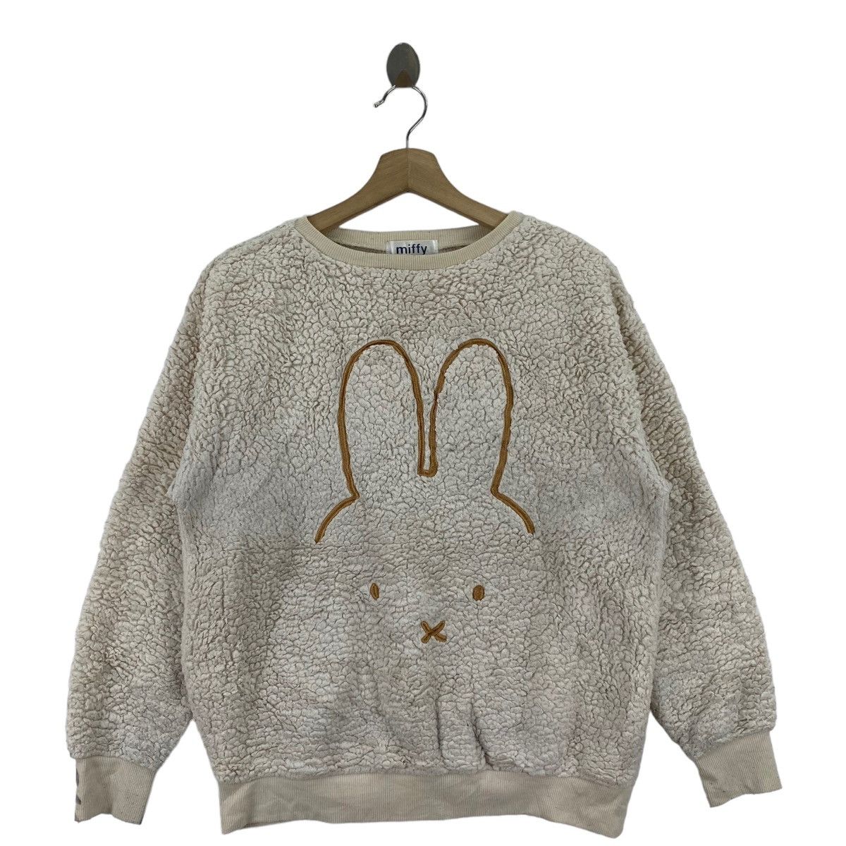 Other MIFFY Embroidered Character Deep Pile Sherpa Fleece Cream Size US M / EU 48-50 / 2 - 1 Thumbnail