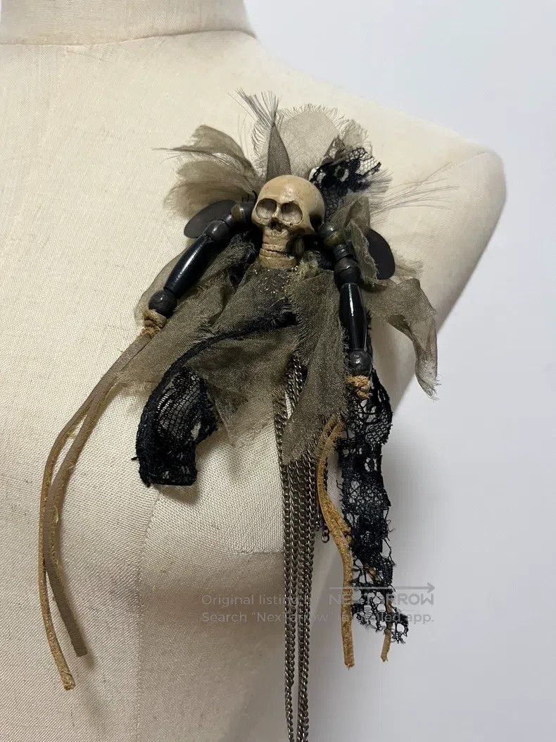 Share Spirit Homme Share Spirit Homme Skull brooch Size ONE SIZE - 2 Thumbnail