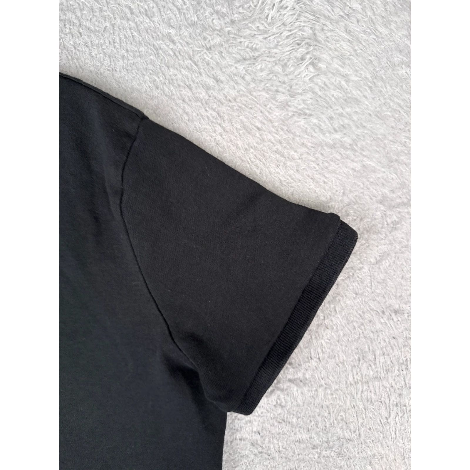 Ralph Lauren VINTAGE Ralph Lauren Polo Shirt Adult Large Black 100% Cotton Distressed Polo Shirt Mens Size US L / EU 52-54 / 3 - 2 Thumbnail