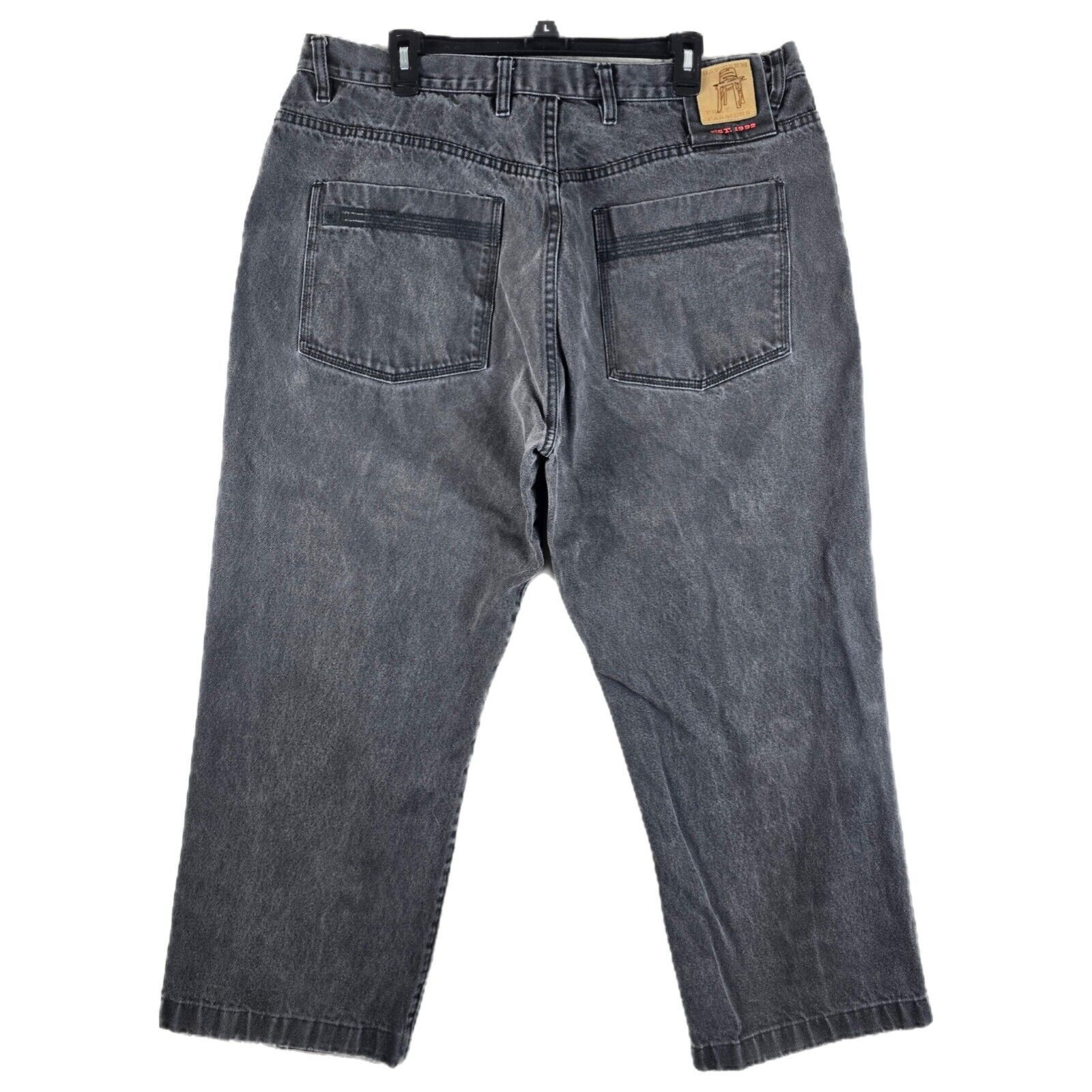 Phat Farm Vintage Phat Farm Black Jeans Mens 40x28 Baggy Skater Y2K Size US 40 / EU 56 - 1 Thumbnail