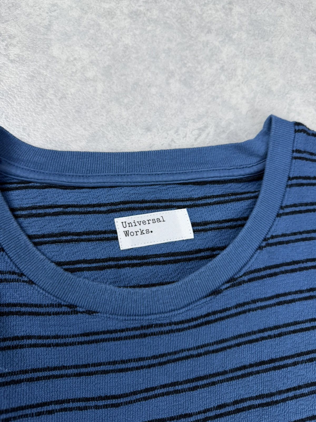 Universal Works Universal Works Striped Organic Cotton T Shirt Size L Size US L / EU 52-54 / 3 - 4 Thumbnail