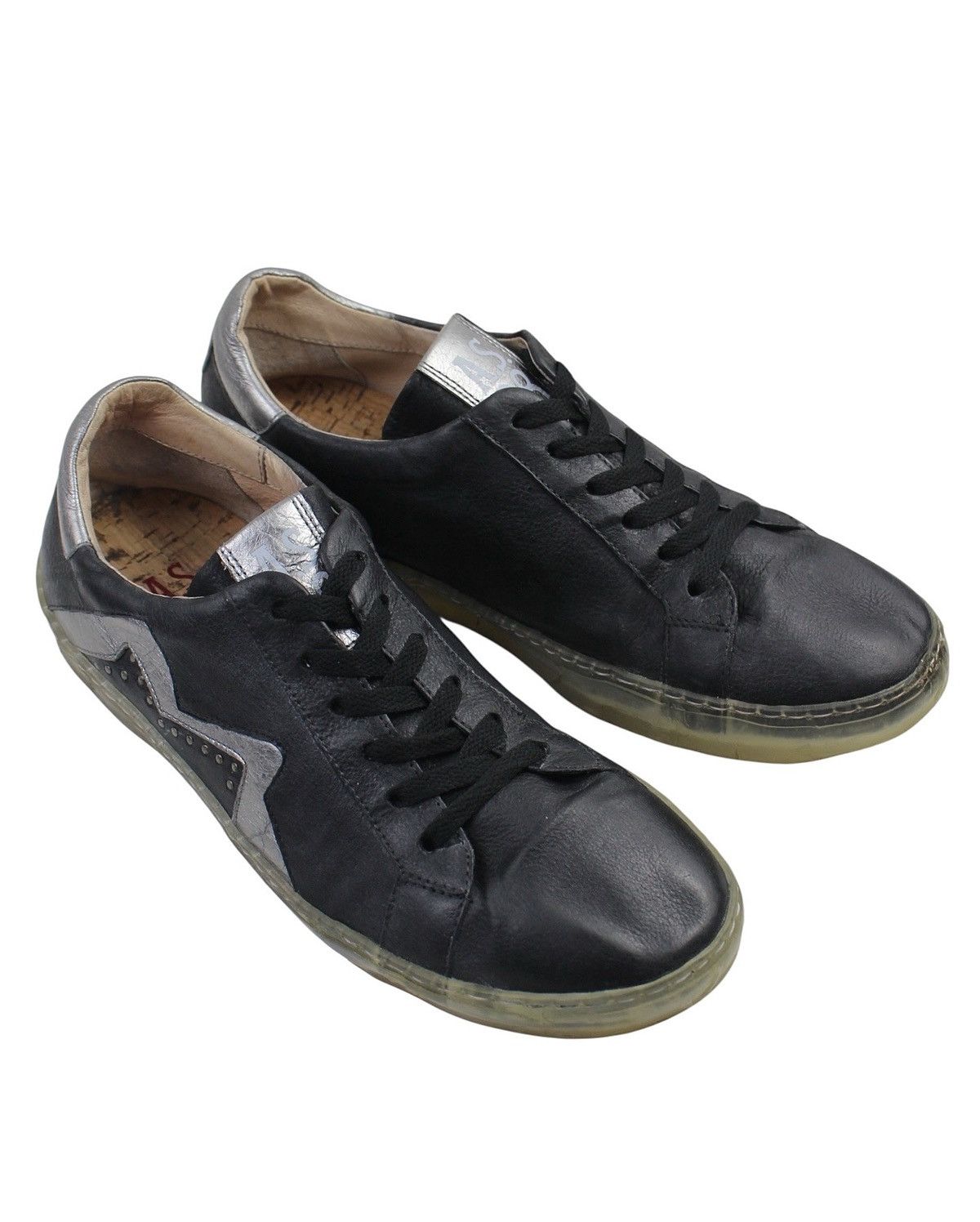 A.S.98 2010S A.S.98 MONTAGNA BLACK LEATHER SNEAKERS Size US 9 / EU 42 - 3 Thumbnail