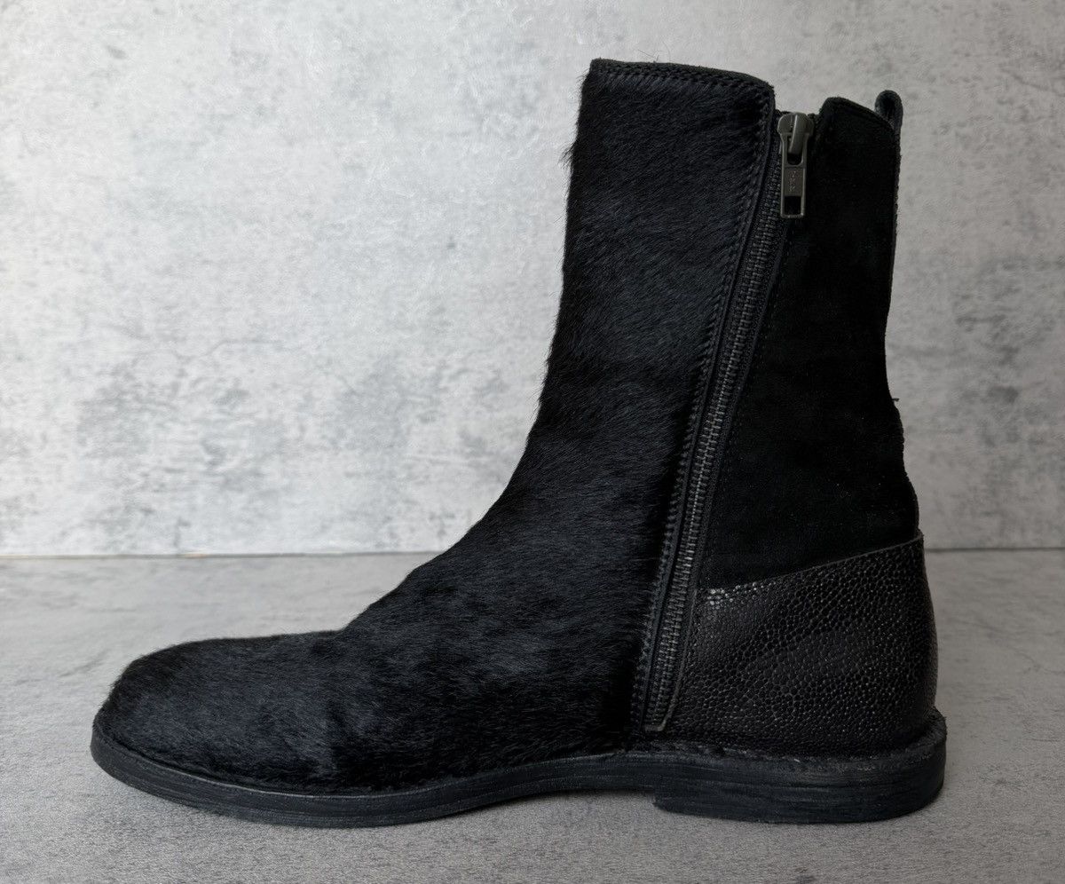 Ann Demeulemeester ANN DEMEULEMEESTER - FW09 PONY HAIR BOOTS Size US 8 / EU 41 - 3 Thumbnail