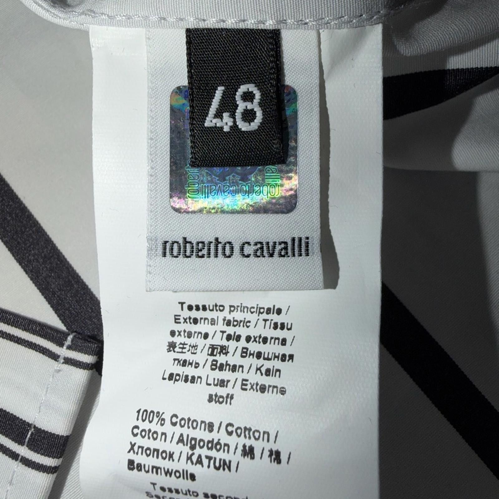 Roberto Cavalli Roberto Cavalli Button-up Dress Shirt - NWT & Hologram Cert Size 44R - 6 Thumbnail
