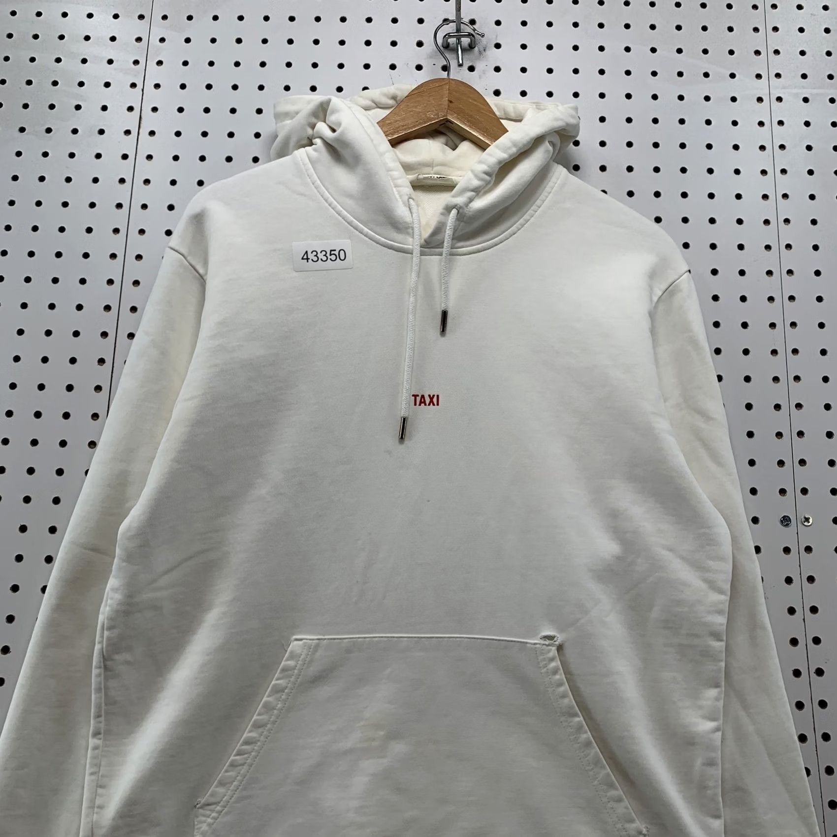 Helmut Lang HELMUT LANG Hoodie Sweatshirt Mens Medium White Long Sleeve Hooded Taxi Size US M / EU 48-50 / 2 - 3 Thumbnail