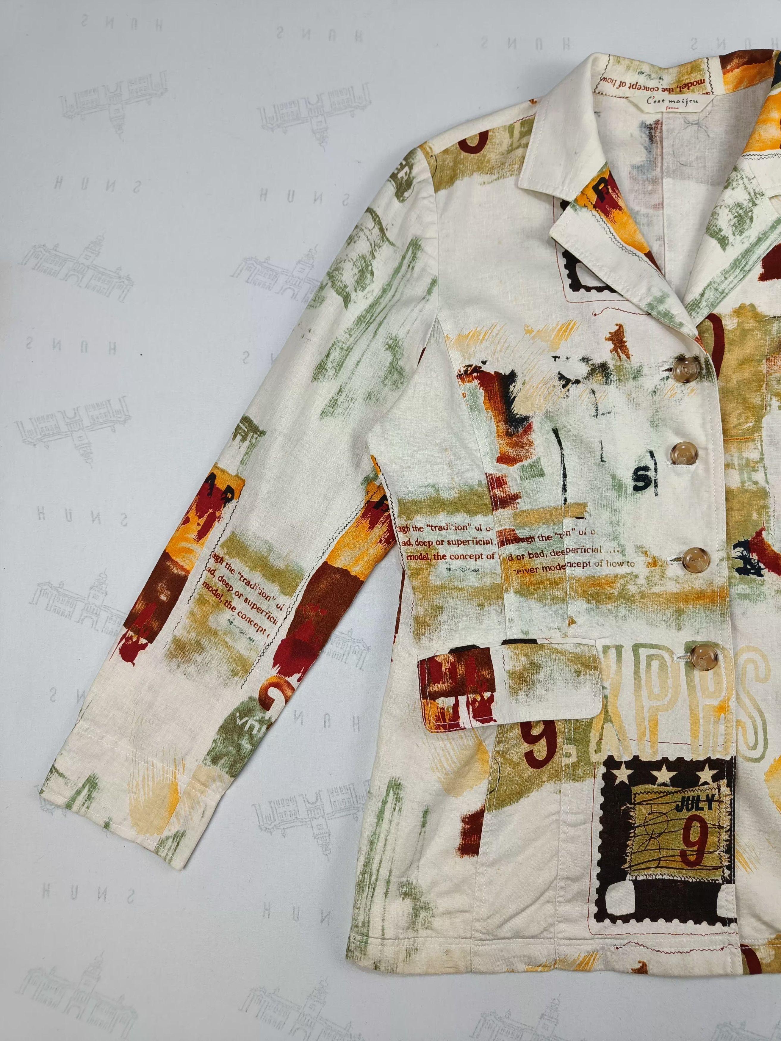 Vintage Vintage Moschino Style Beautiful Blazers Size L / US 10 / IT 46 - 5 Thumbnail