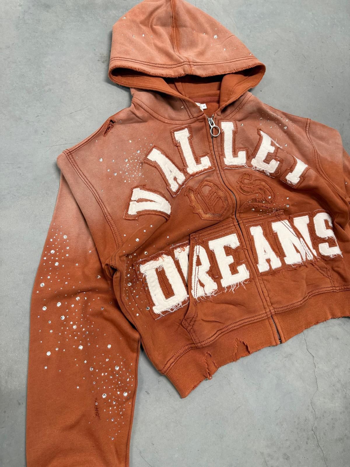 Vale Vale Forever Valley Dreams Orange Classico Zip Up Hoodie Size US XXL / EU 58 / 5 - 2 Thumbnail
