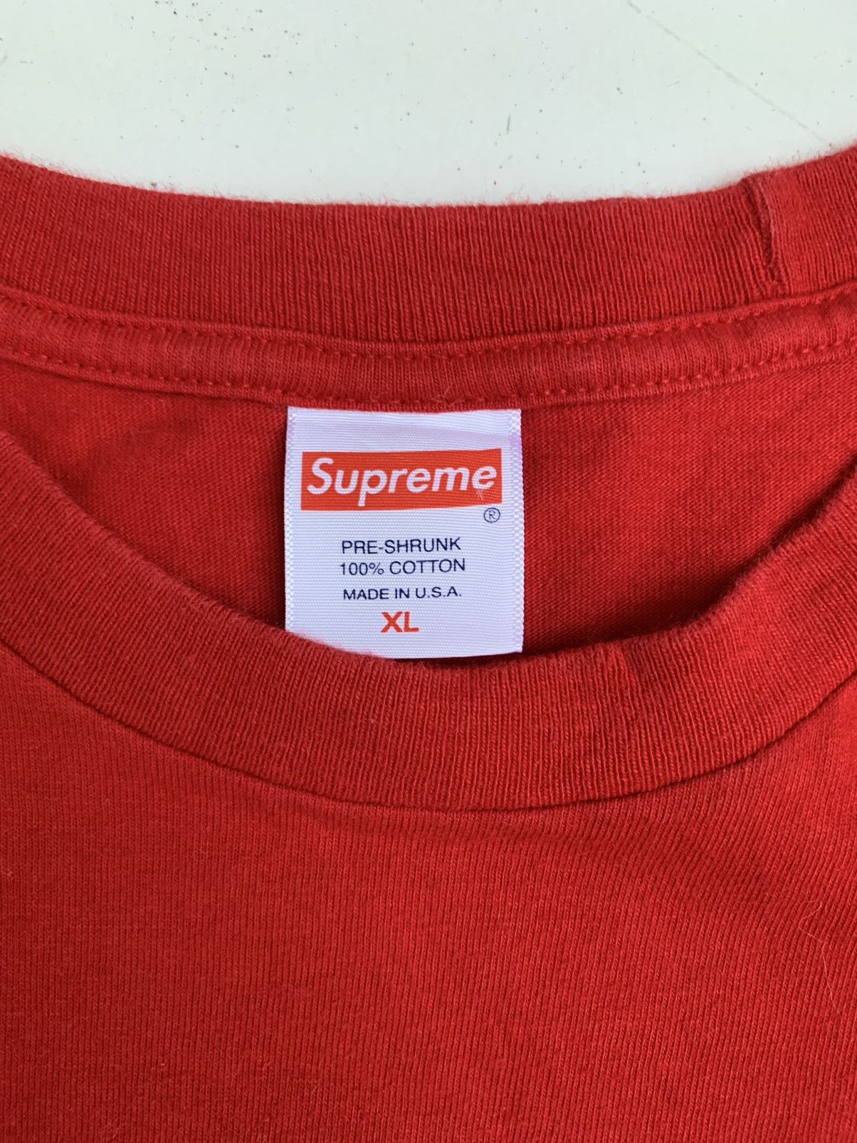 Supreme Supreme Payphone Tee Red FW18 Made in USA Size US XL / EU 56 / 4 - 3 Thumbnail