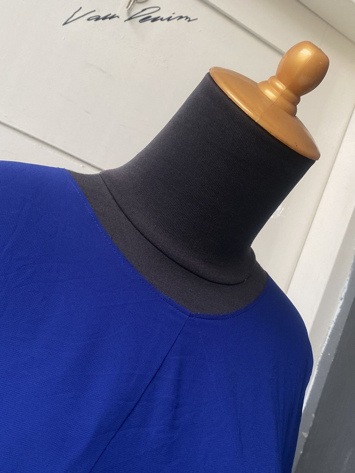 Acne Studios ACNE STUDIOS Blue Midi Dress Size L / US 10 / IT 46 - 18 Thumbnail