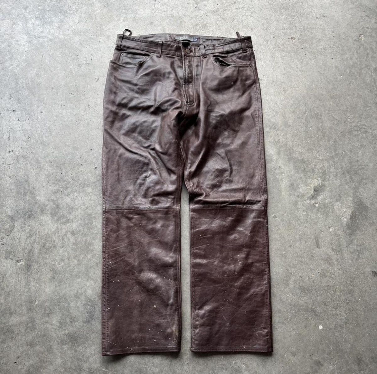 Gap × Yeezy Gap vintage leather pants Size US 38 / EU 54 - 2 Thumbnail