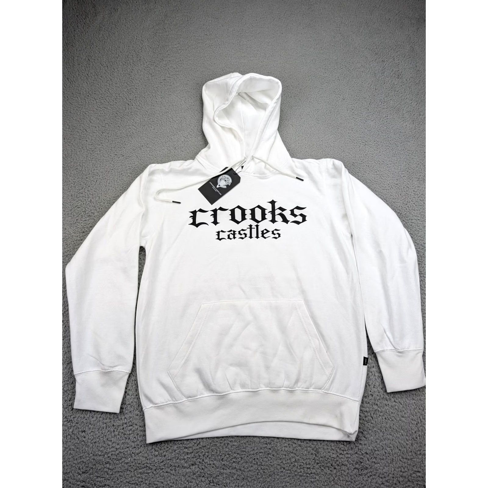 Crooks & Castles Crooks & Castles Hoodie Mens Large White Pullover Graphic Print Hooded Sweatshirt Size US L / EU 52-54 / 3 - 2 Thumbnail