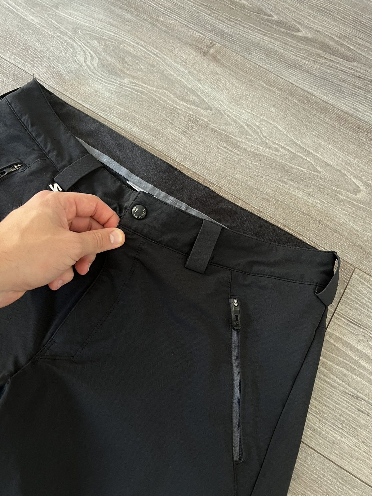 Salomon Salomon Lab System Outdoor Climawind S Logo Trail Pants Size US 30 / EU 46 - 14 Thumbnail