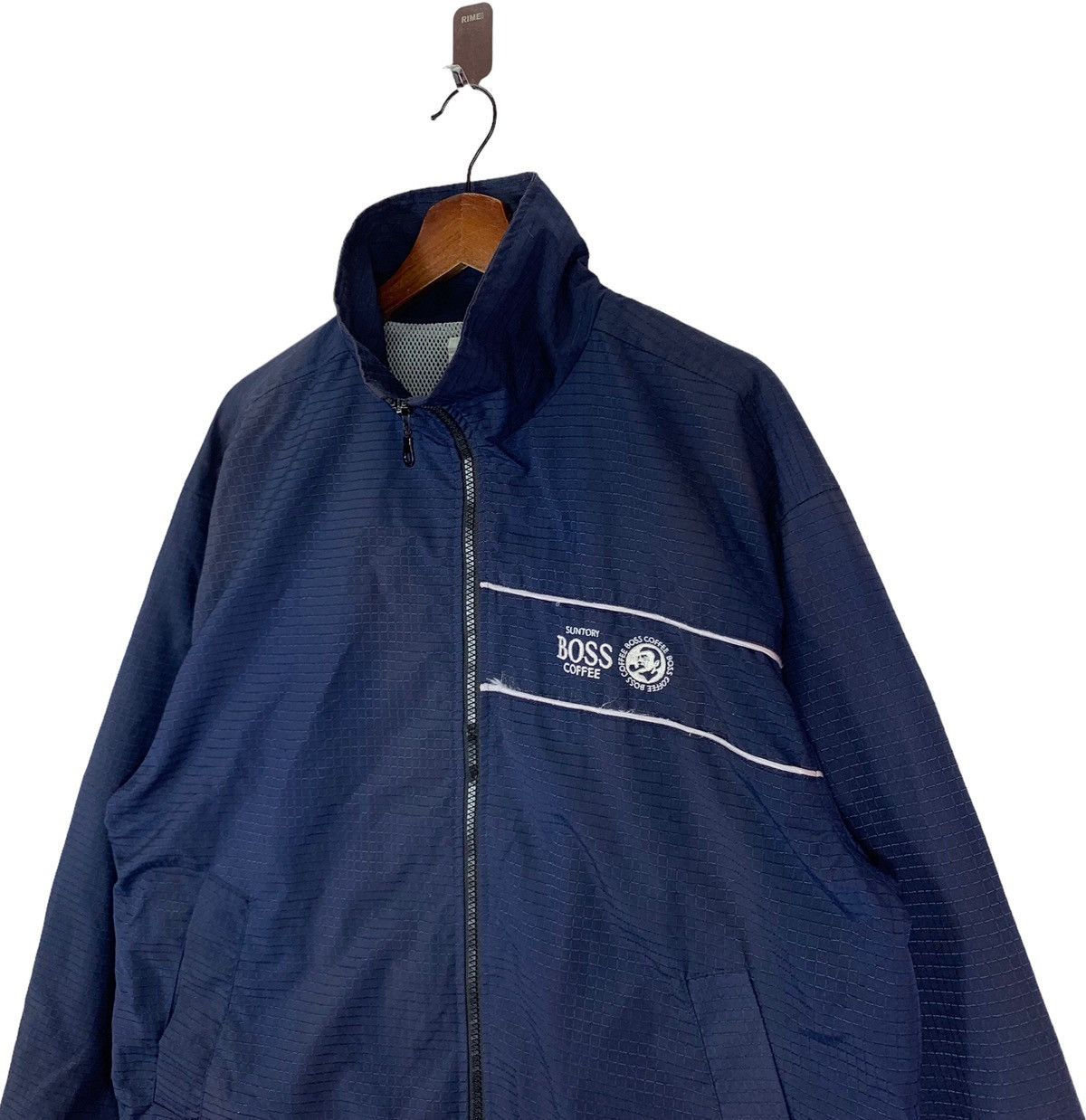 Vintage VINTAGE SUNTORY BOSS COFFEE LIGHT ZIPPER JACKET Size US M / EU 48-50 / 2 - 3 Thumbnail
