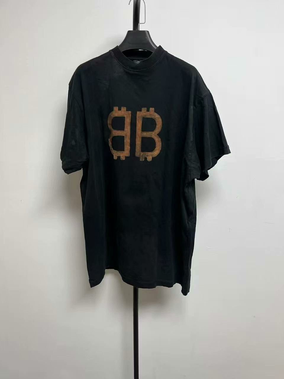Balenciaga Balenciaga BB Logo Round Neck T-Shirt Size US S / EU 44-46 / 1 - 1 Thumbnail