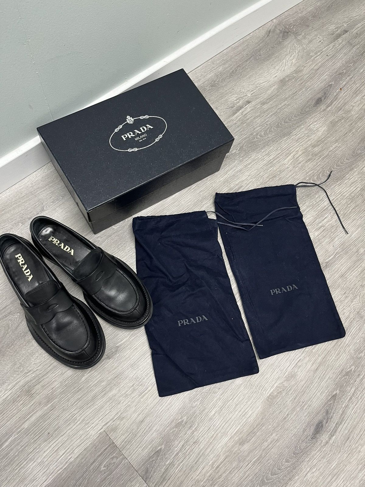 Prada Prada Platform Loafer. Size Prada 7 USA 9 Size US 9 / EU 42 - 25 Thumbnail