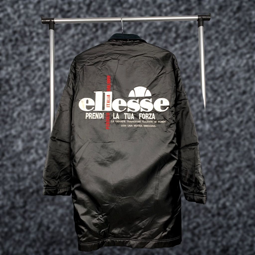 Ellesse Ellesse 90s Vintage Mens Parka Jacket Winter Wear Sherpa Size M Black Parka 90s Mens Jacket Winter Shoes? Size US M / EU 48-50 / 2 - 1 Thumbnail