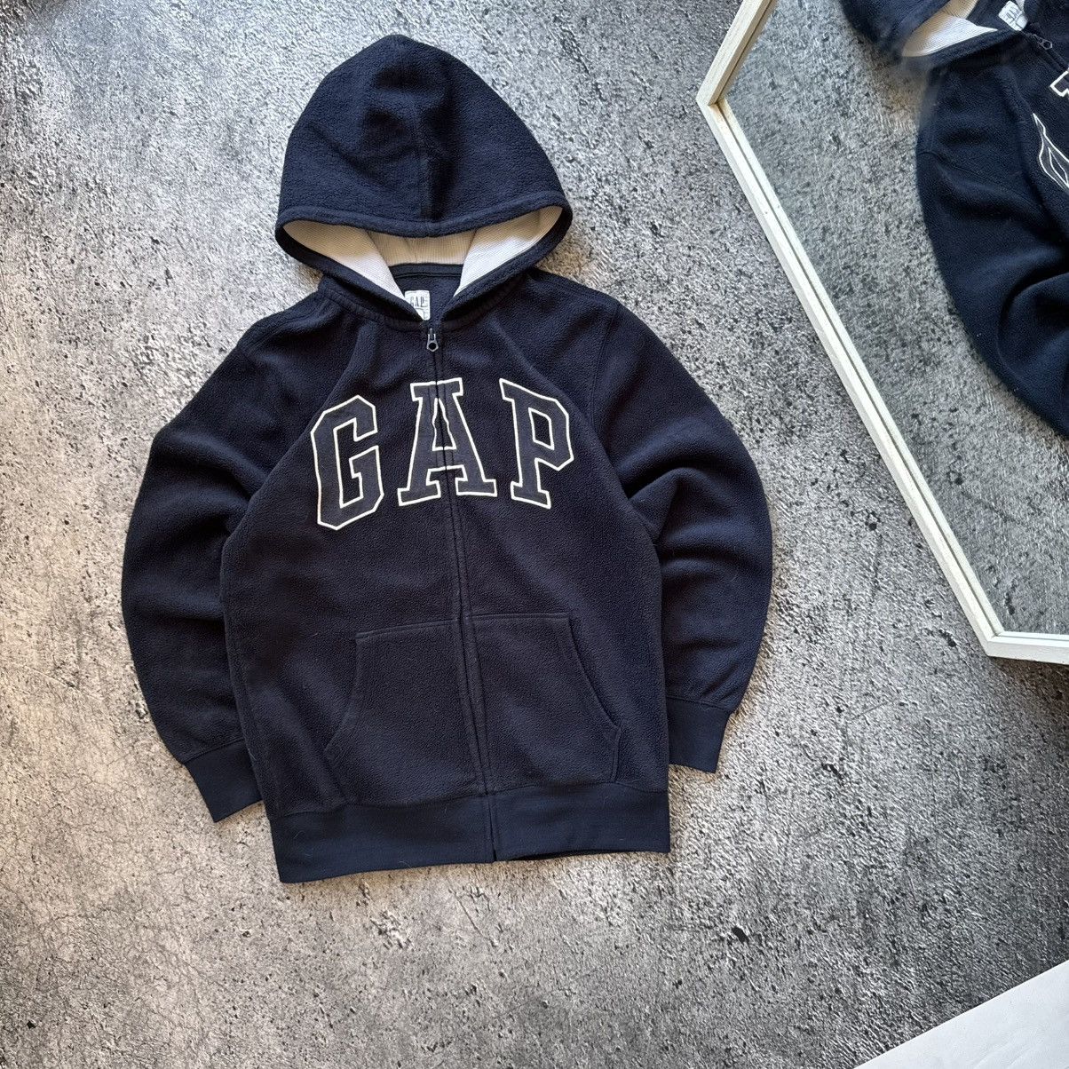 Gap Vintage teddy gap zip hoodie Size S / US 4 / IT 40 - 1 Thumbnail