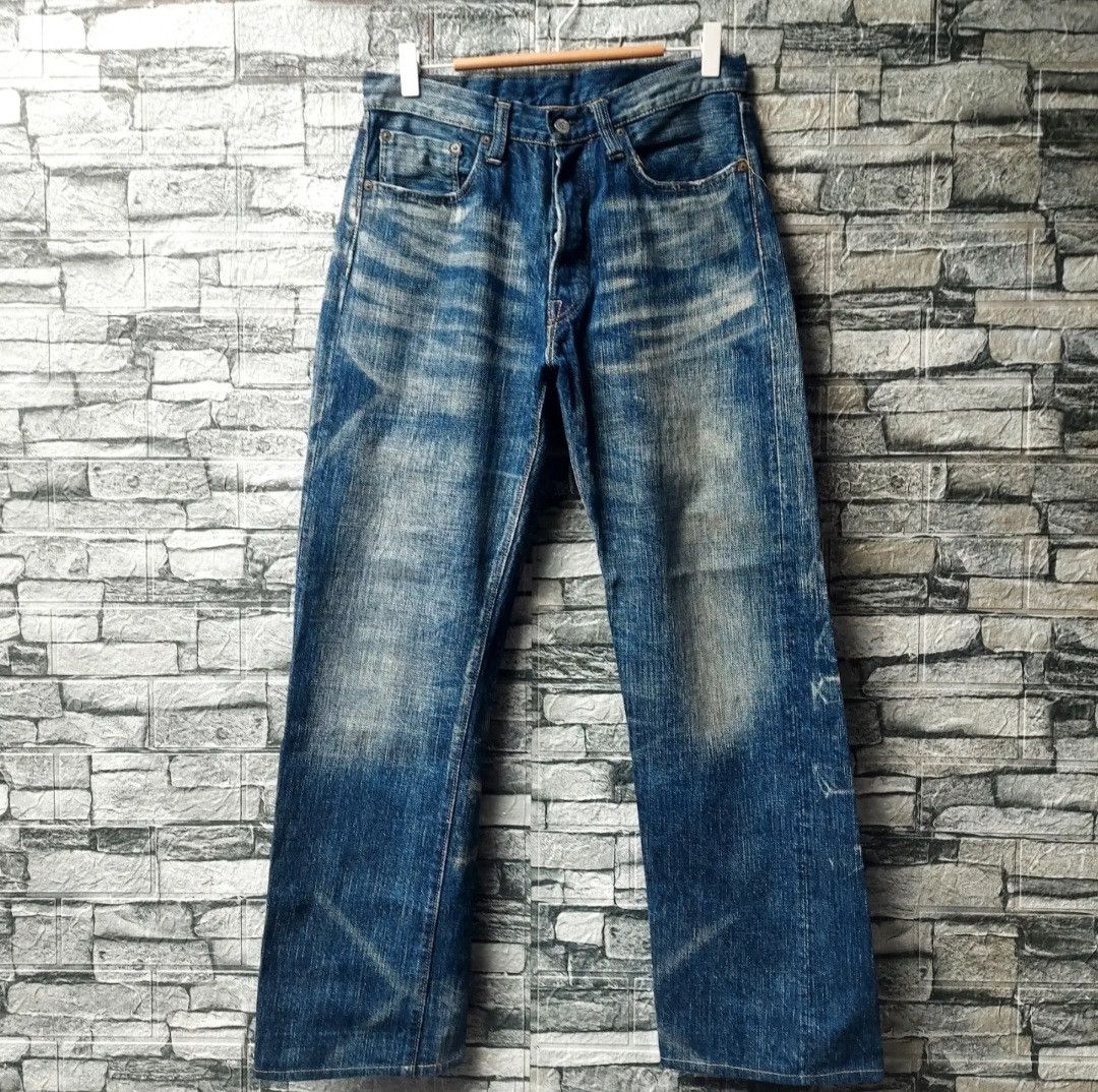 Japanese Brand Vtg SUGAR CANE Hawaii Aloha Denim Selvedge Jeans Size US 32 / EU 48 - 10 Thumbnail